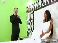 Big cock ebony shemale Dazia Kockdazian barebacking her guy