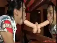 Ladyboy Chotika Fills Holes With Dildos And Fucked