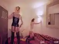 Two t-girls Playing With sex-toys