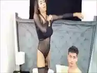 latin chick Trap Railing Her Boyfriend Like Doggy