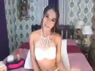 Asian Shemale Fuck Her Ass While Jerking Off Live