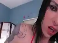 Ghetto tgirl anal banged tattooed tgirl