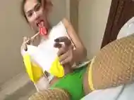 Naughty ladyboy gets her juicy asshole rammed