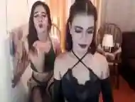 Two Shemale Babe Having Hot and intense shows