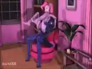 3D animation of My Little Pony futanari fucking her girlfriend