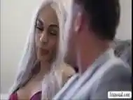 Busty trans woman gets her ass banged by her guy bestfriend