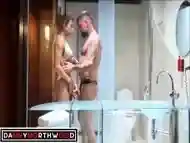 Danny and TS Kimberli get caught fucking in the hotel.