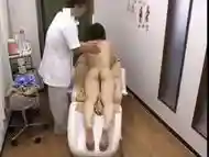 Japanese ladyboy gets a special treatment from her horny doctor