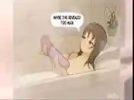 Lewdua Shower Time - Episode 1 - Lesbian Futa Huge Boobs