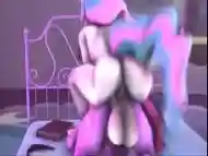 My little pony futanari ponies fucking hard in their bed