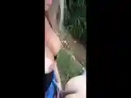 Pretty Shemale Public Fuck her Customer on Jungle Mode