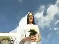 Stacked &amp; Packed Latina Trans Babe Ass Fucked On Her Wedding