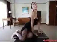 Thai Ladyboy Gets Arsehole Nailed By Large Shlong