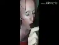 trailer trash tranny catch my cum on face