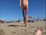 transexual in nude beach with anal jewel rosebud