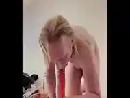 Amanda bounces on a cock and some AtM