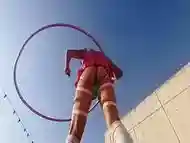 Hula Hoop anal gape whore