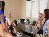 Taboo family orgy