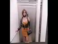 Tranny en la calle transexual en publico