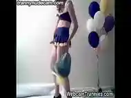 Amateur Tranny Cheerleader