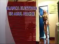 Blanca electrica en azul noche