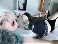 Cute Emo Tgirl Self Facial - Sarina Havok