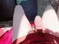 Cute Pre Cumming Masturbating Video of Crossdresser