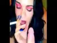 Fuck my mouth - smoking blowjob