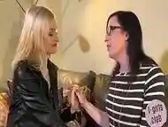 Hot ts lesbian sucked off before shes fucked