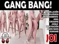 JOI Gang Bang, ASMR,Usa audifonos