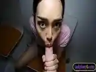 Ladyboy amateur with firm tits blowjob and barebacked