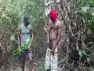 Public fuck under the Saint Anastasie woods in Yaound&eacute_.  Between two straight friends who meet with big cocks.  something new in the plantations under the woods of the bush.  exclusively on Xvideos red. Two straigh friend