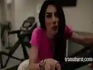 Randomly Inserts Dick In A HOT Tranny At Gym -  Ariel Demure