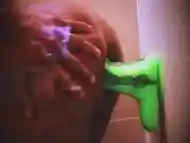 Shower Fun with my green God