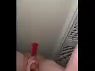 Sluts first dildo