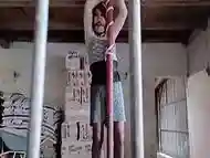 Tranny Poletied!