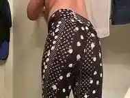 Trans Slut in Flare leggings