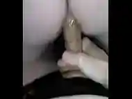 Wife fucking husband with stapon