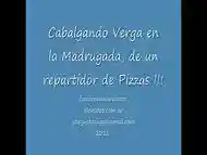 cabalgando la verga del repartidor de pizzas. Fabicross Morena