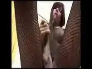 hung tranny masturbating