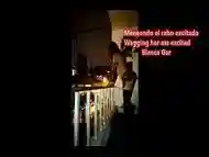 meneando el rabo cual puta arrecha que desea un macho para follar - Blanca Gar