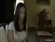 Big breasted trans girl Mia Isabella ass fucks her man