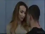 Dude seduces tranny beauty as he fucks her very sensually