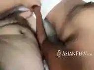 Adorable asian brunette knows how to swallow a meaty penis