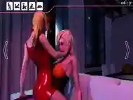 Big titty milf FUTANARI blonde and blondy, video 3d GamePlay