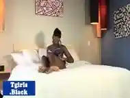 Black amater tgirl twerks and toys ass