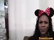 Black brazilian ts interviewed before scene