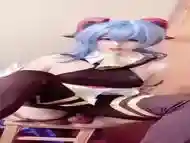 Cute Chinese Cosplay Shemale Cum With Dildo (re)