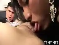 Exquisite Tranny Loses Control