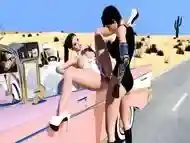 FUTANARI girls sucks cock and got hammered hardcore